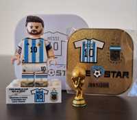 Messi Mundial 2022 Qatar - Lifebrick LEGO Custom Minifigure