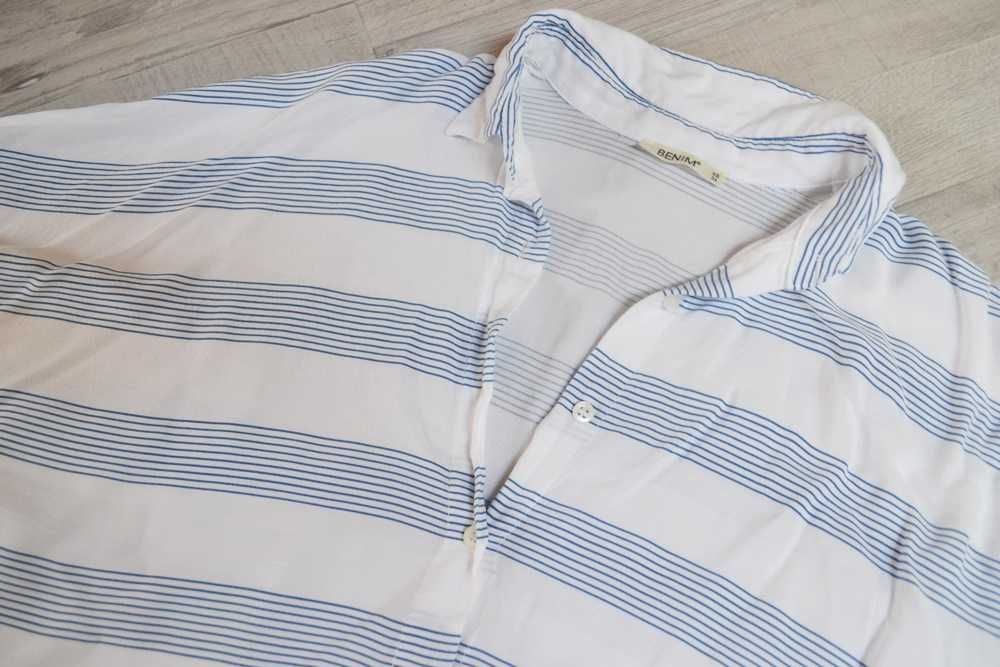 Benim koszula biała luźna w paski XS lato