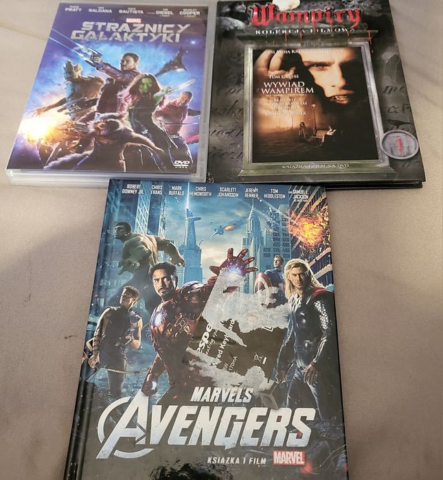 Avangers, Strażnicy galaktyki, Wampiry.  Pakiet DVD