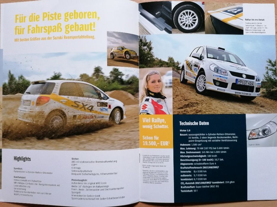 Prospekt Suzuki SX4 WRC