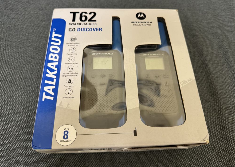 ФІНАЛЬНА ЦІНА Рація Motorola T62 за 2шт