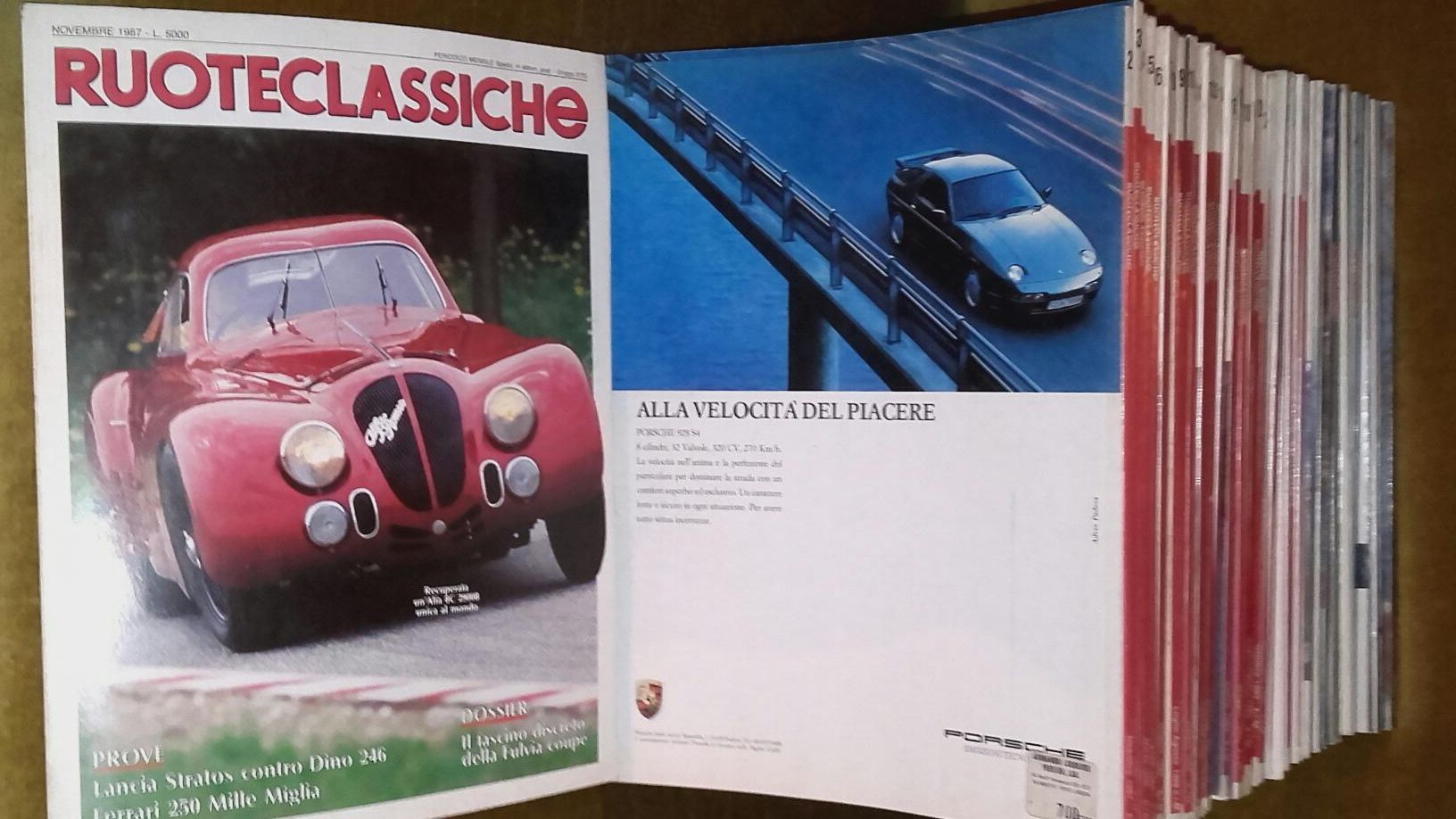 Revistas RuoteClassiche, em ótimo estado. 2€ cada.