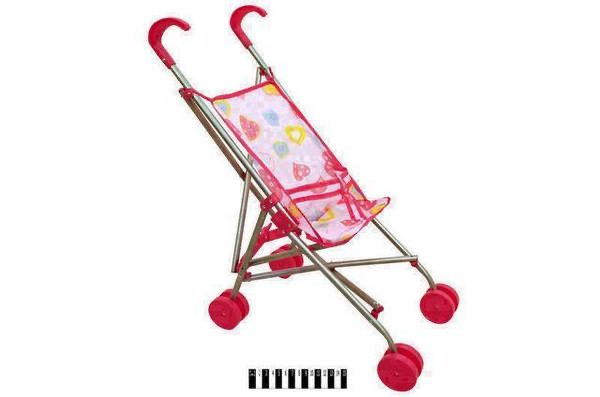 Коляска для ляльок тростина металева 9302 W 55*26*45 см