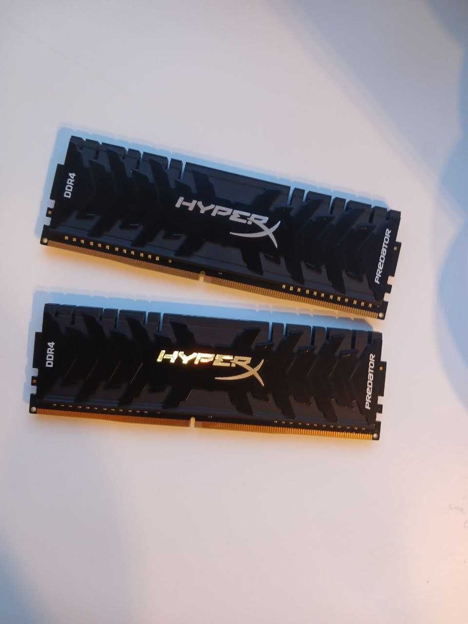 Модуль пам'яті kingston DDR4 16GB (2X8)hyperX predator 2666 MHZ