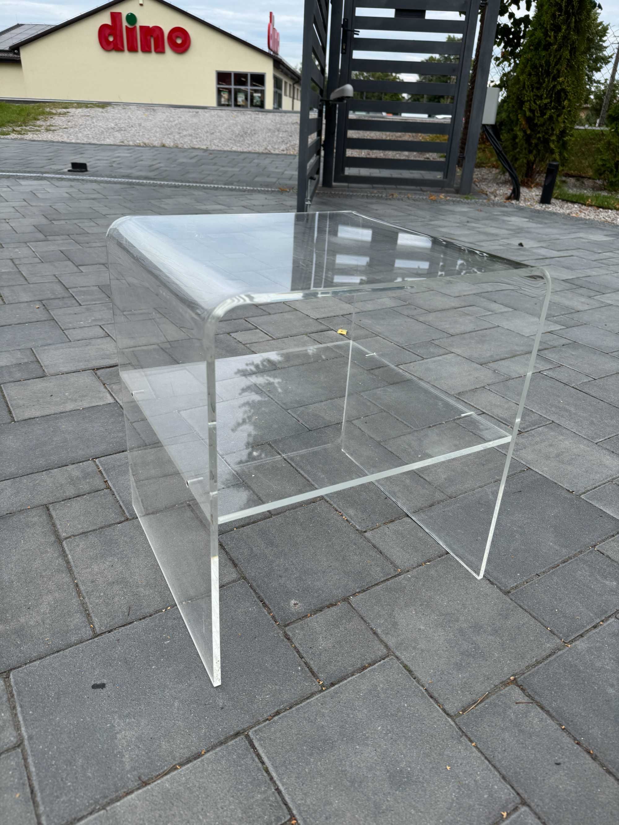 Stolik Plexiglass Plexi Vintage
