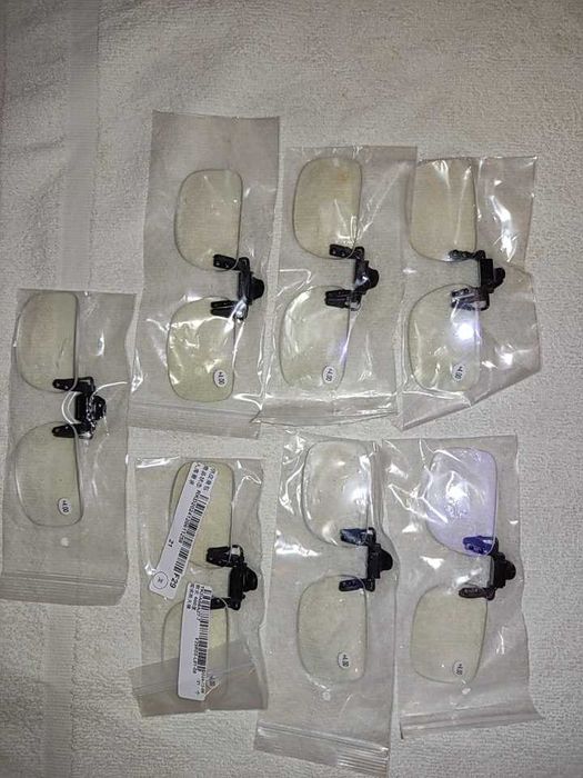 Очки лупа + 4.0 УВЕЛИЧЕНИЕ. Накладные.