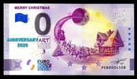 0 euro Merry Christmas Holandia anniversary2020 Art limited edition