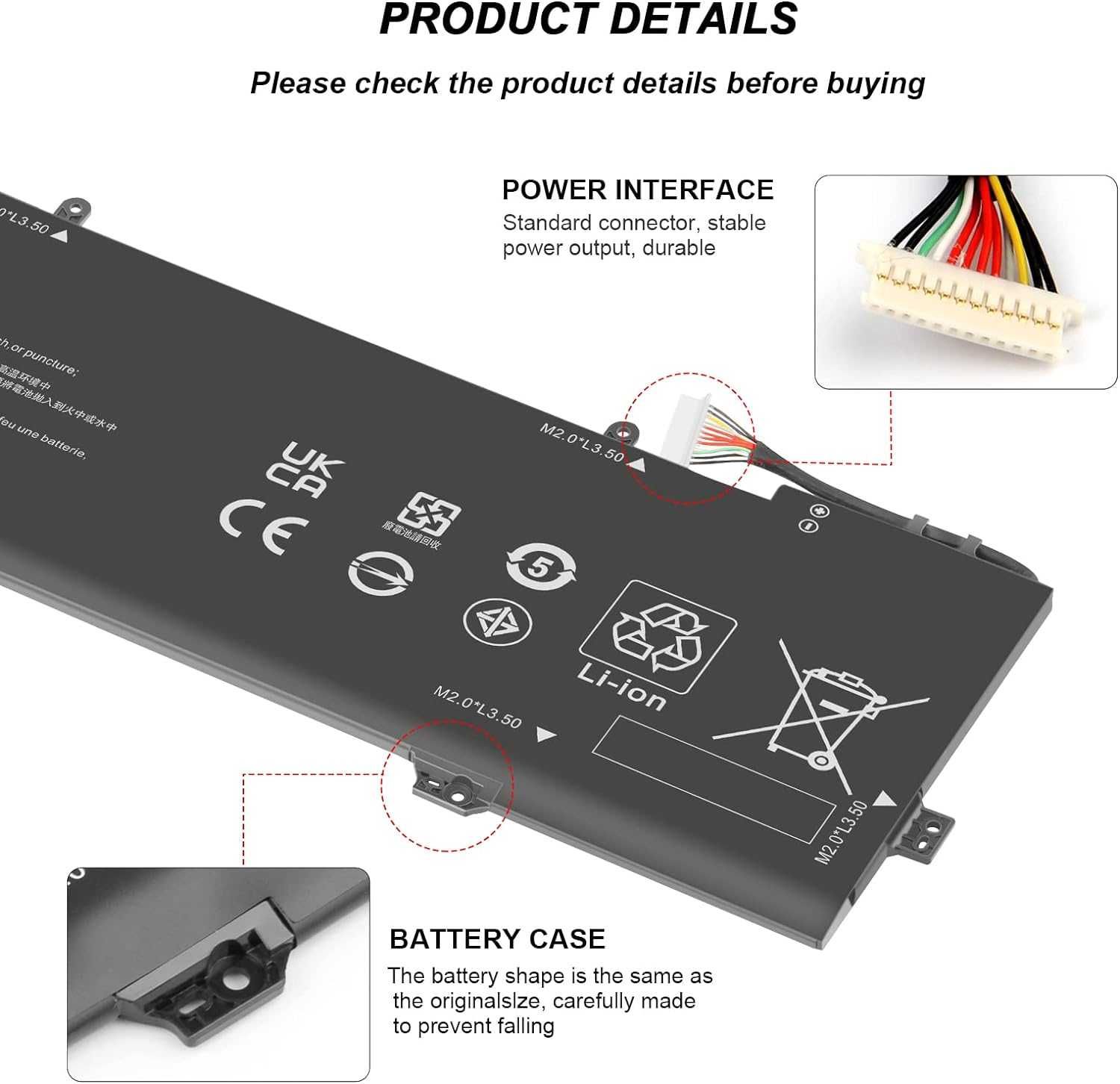 Bateria ARyee KB06XL kompatybilna z Spectre X360