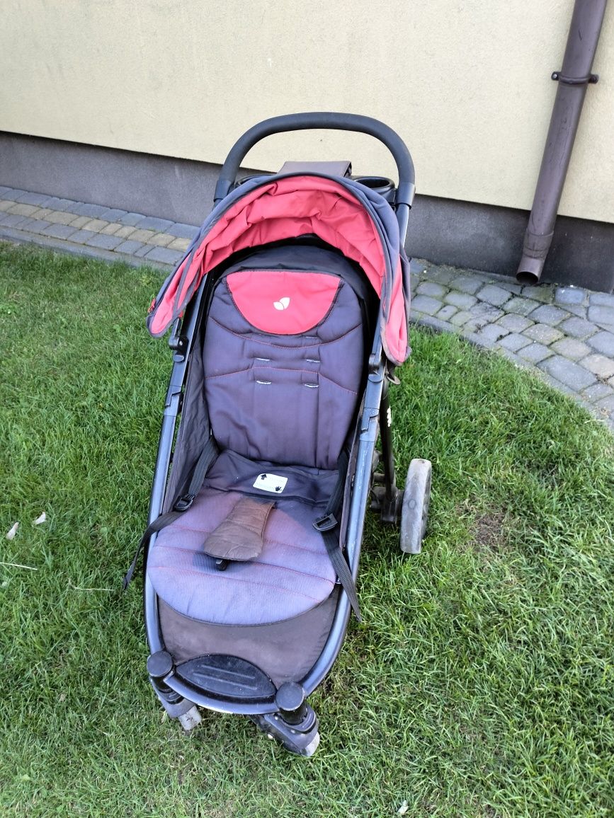 Spacerowka Joie czarno czerwona