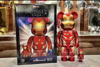 BEARBRICK Iron Man Mark50 400％+100％ Modne lalki