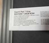 Tablet Xiaomi Pad 7  8/128 GB nowy,zaplombowany+klawiatura
