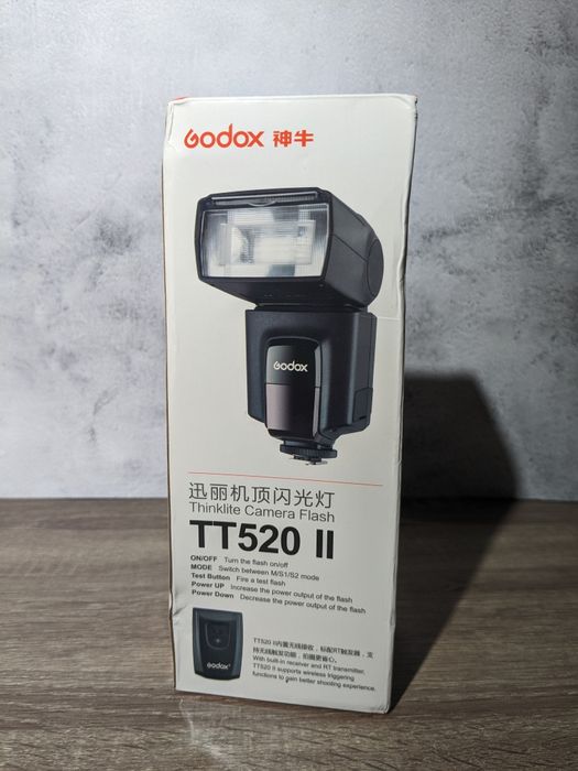Godox TT520 II‼️і синхронізатор‼️ для Canon Sony Nikon
