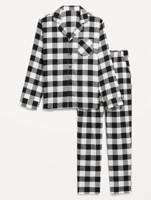 Чоловіча фланелева піжама Old Navy, комплект піжами олд наві з бавовни