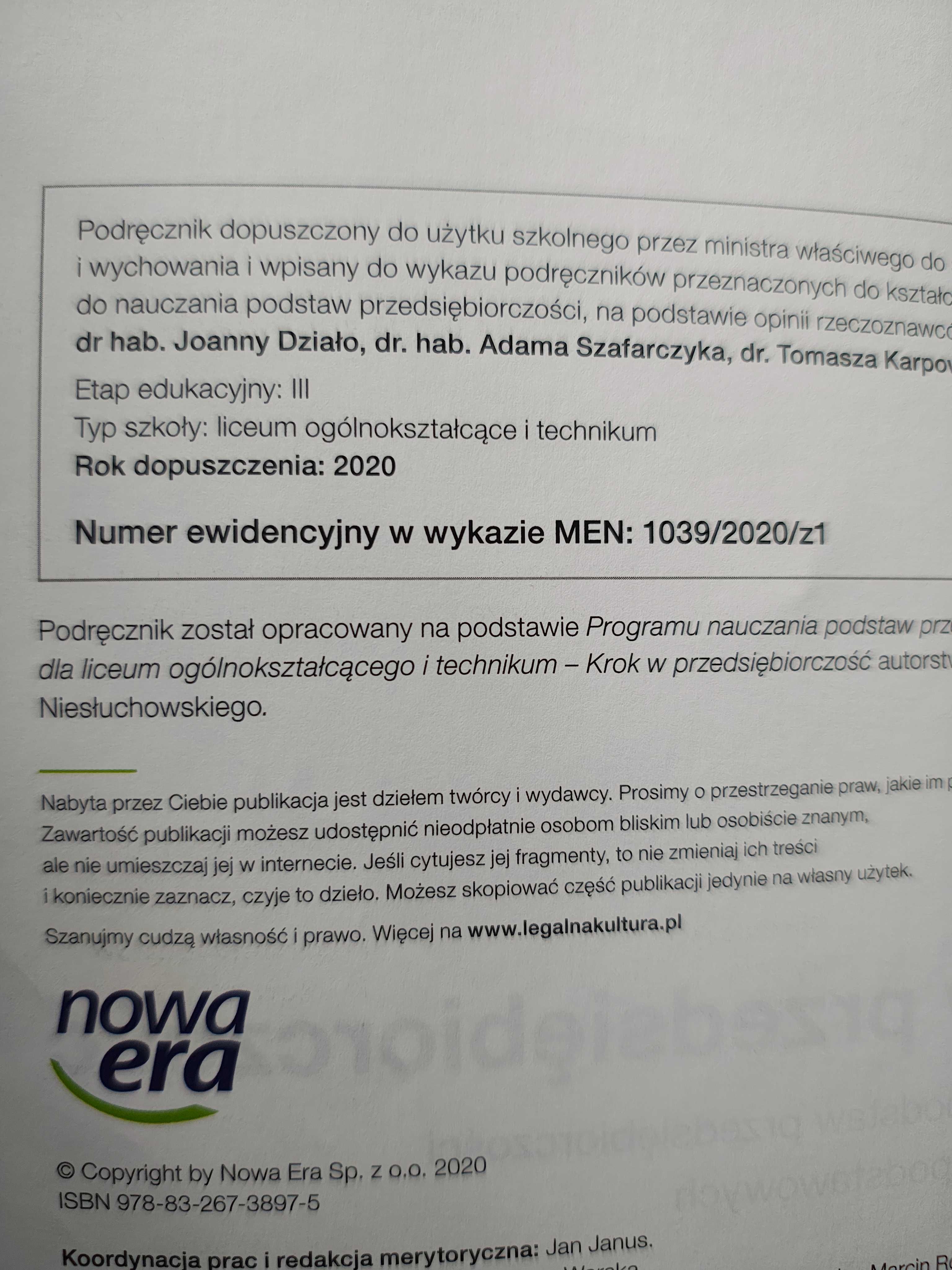 Krok w przedsiębiorczość podręcznik