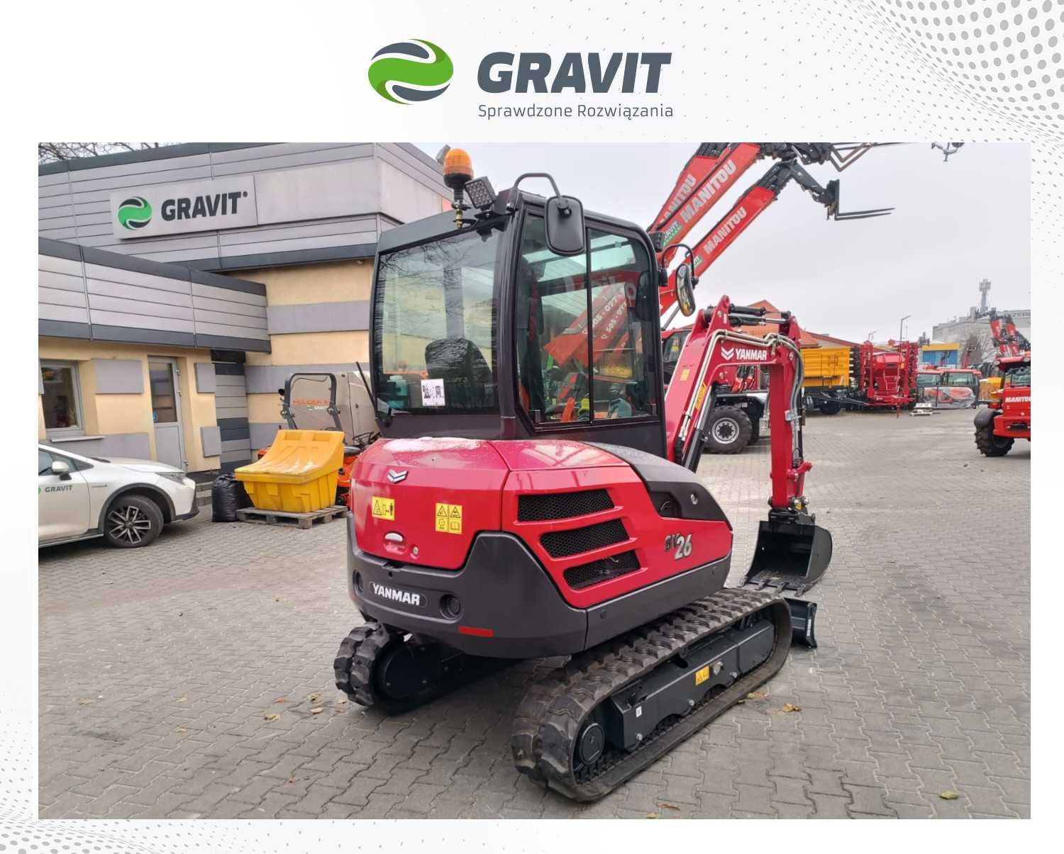 Yanmar SV26 Advance (2,7 tony) od Autoryzowanego Dealera - GRAVIT