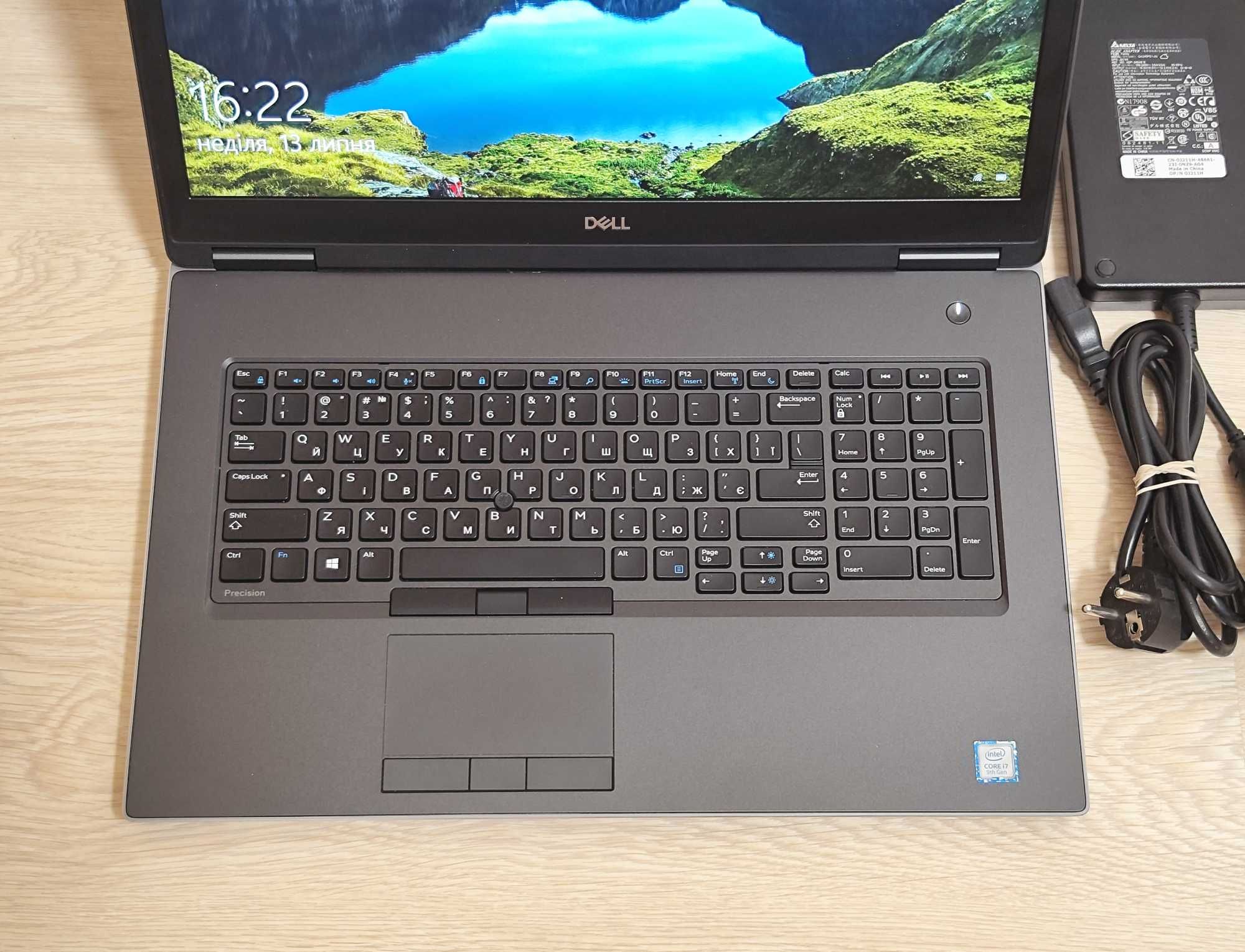 Dell Precision 7740 IPS i7-9750H 64Gb DDR4 SSD 1Tb RTX 4000 8Gb GDDR6