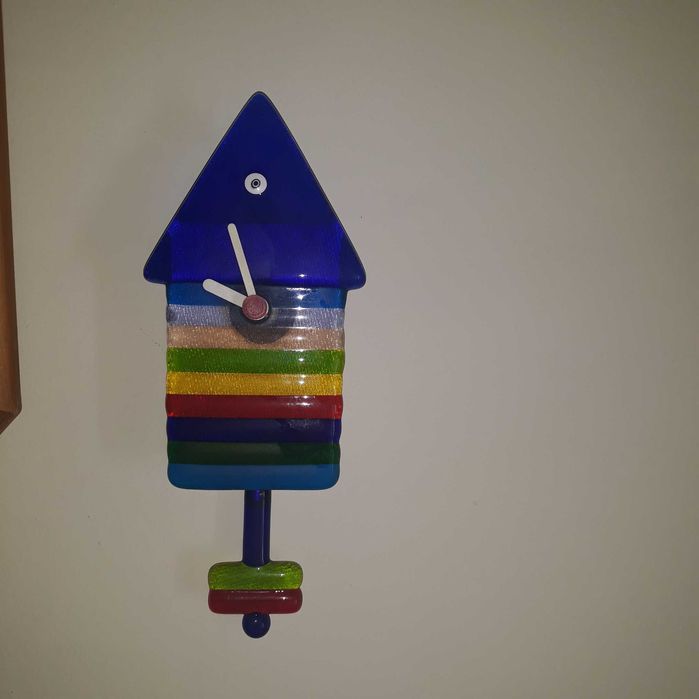 Relógio  em Cristal de Murano