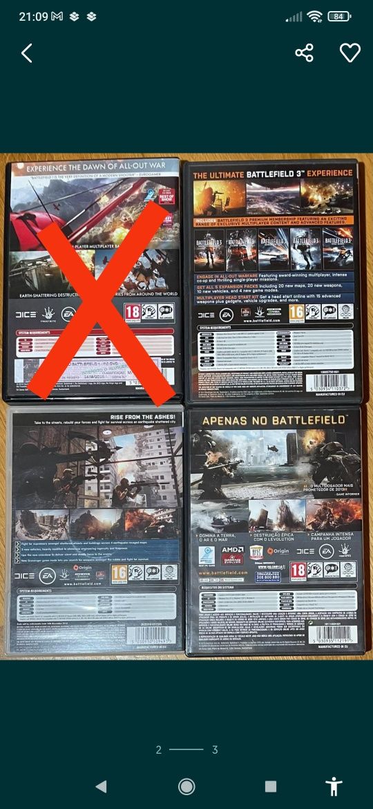 3 Jogos para PC - Battlefield