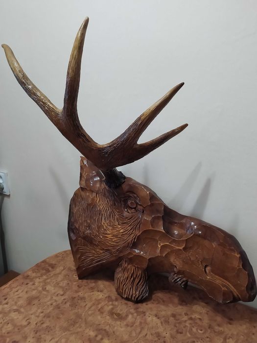 рога лося настенные