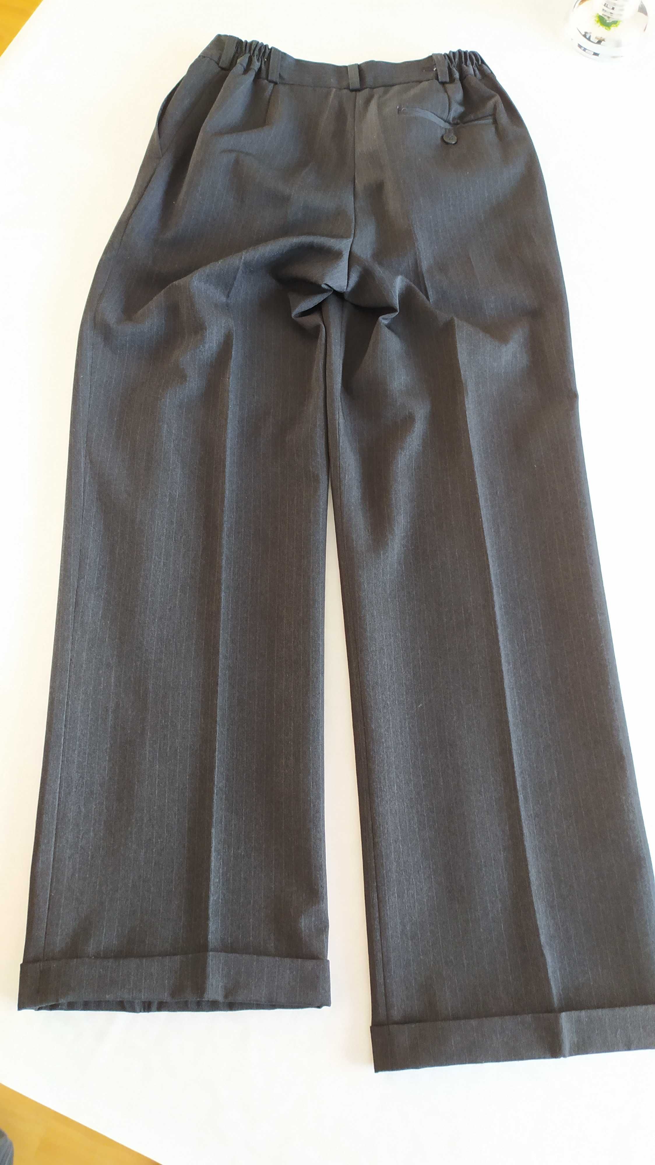 Spodnie garniturowe galowe r 158 czarne
