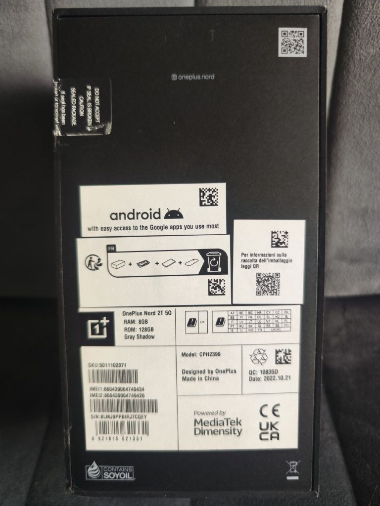 Nowy OnePlus Nord 2T 5G 8/128