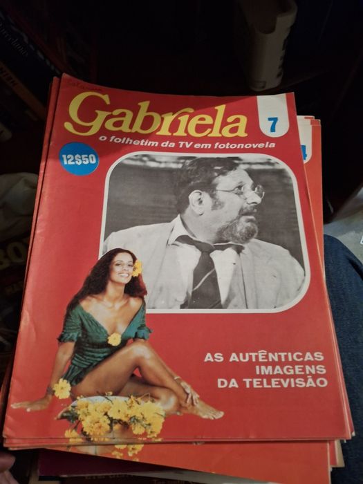 Revista telenovela gabriela cravo canela vintage completa mais extra