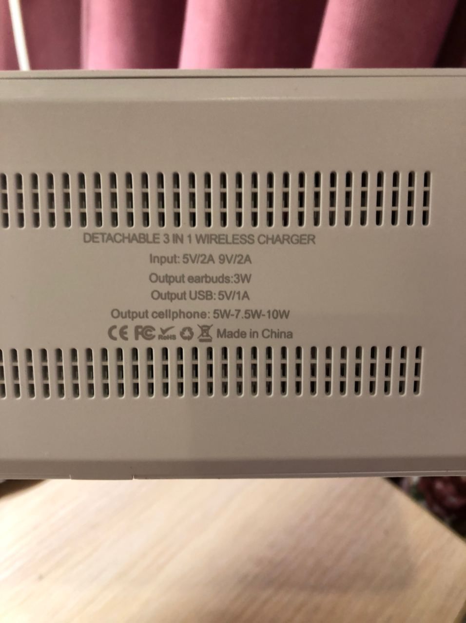 Бездротова зарядка для Iphone, навушників, годинників та олівця