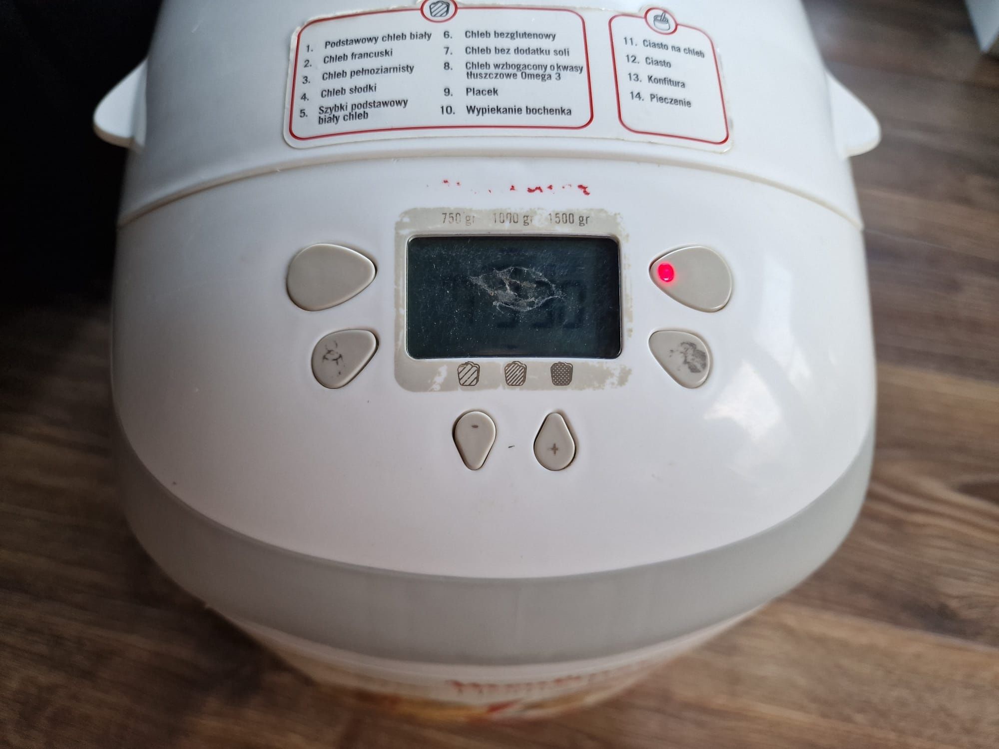 Wypiekacz do chleba Moulinex pojemność 1,5 kg