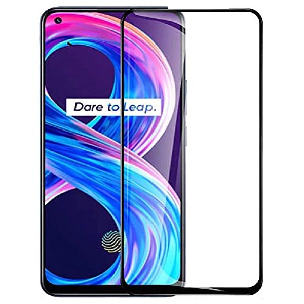 Etui TpuCarbon + Szkło Hartowane do Realme 8 / 8 Pro