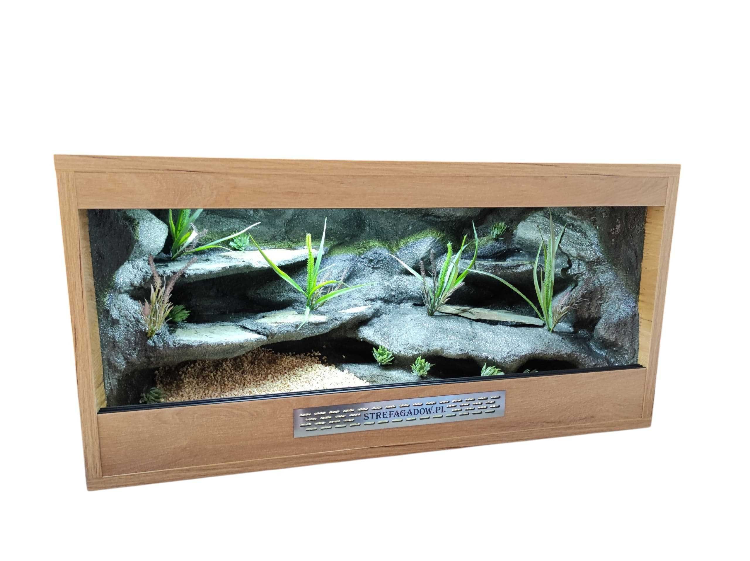 Terrarium pustynne nr744 80/40/40 dla gekonów lamparcich DOSTĘPNE
