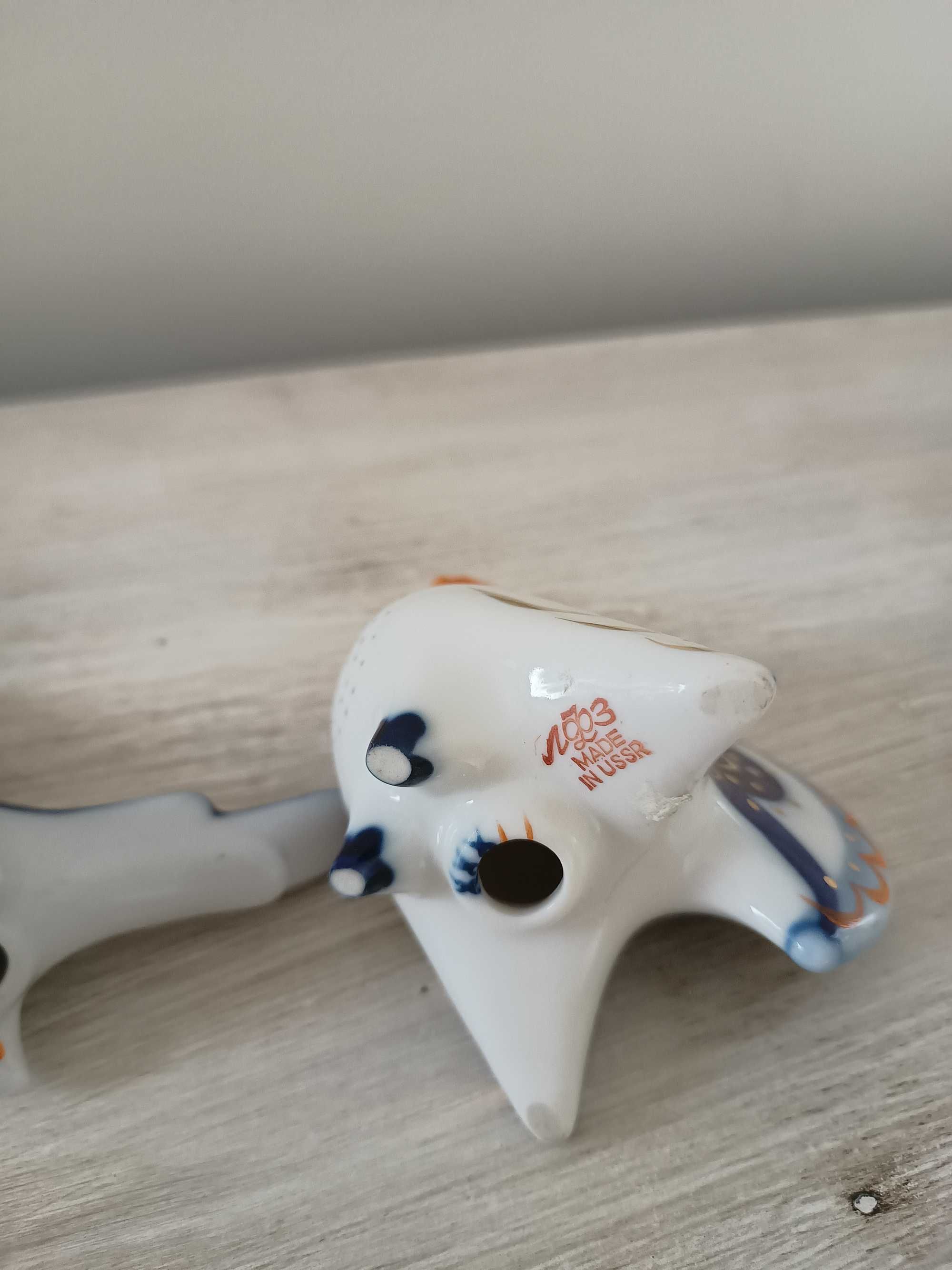 Porcelana Łomonosow 2 szt solniczki