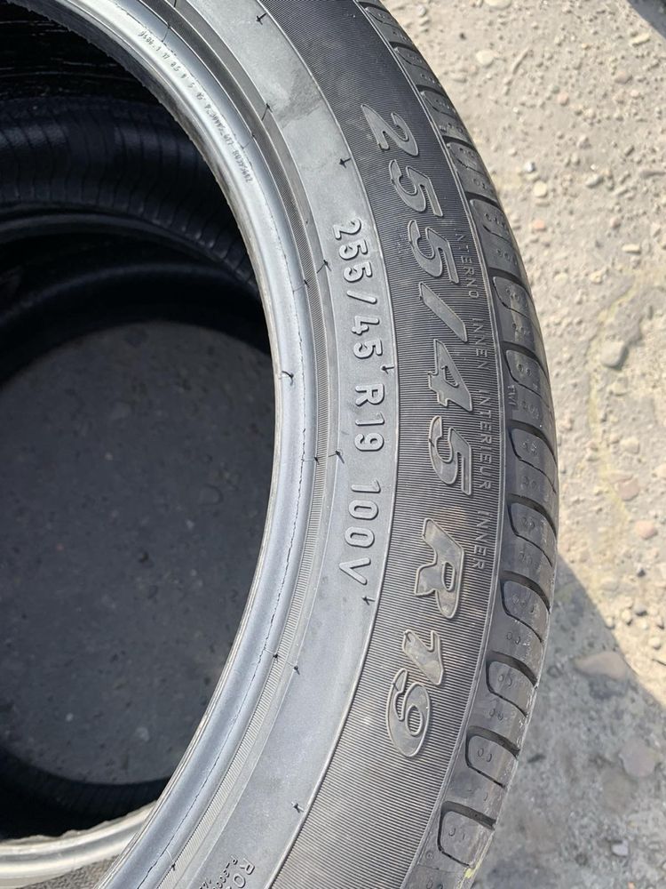 Шини 255/45 R19 Pirrlli літо 2022р,7,4мм