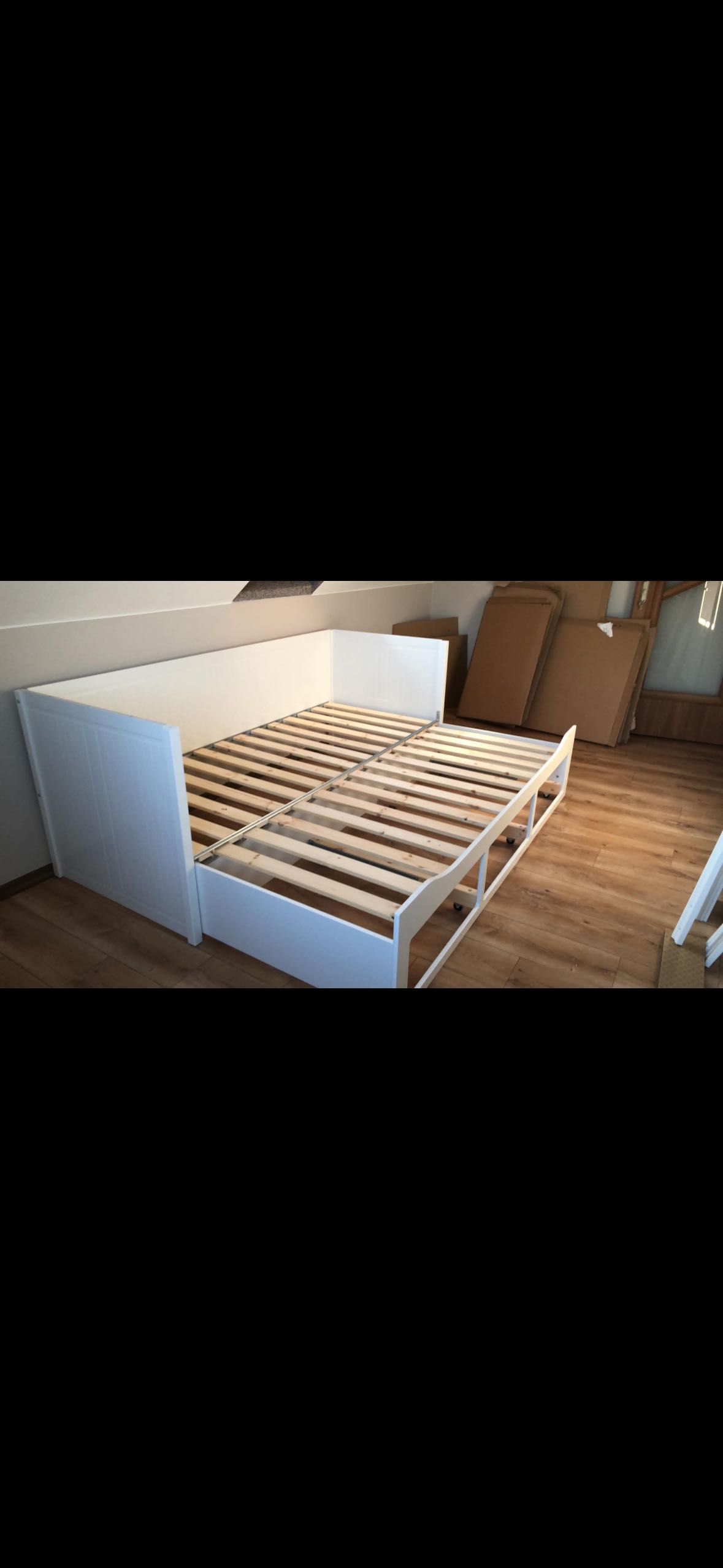 Łóżko IKEA HEMNES rozkładane, stan bardzo dobry