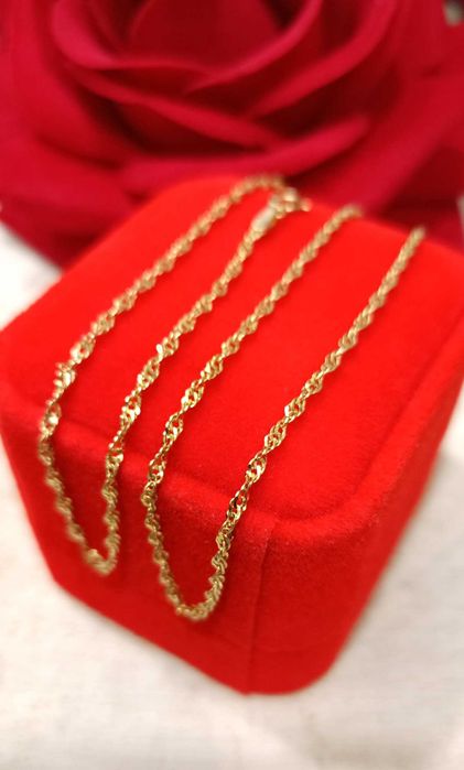 Złoty łańcuszek p.585/1,79g  Singapur