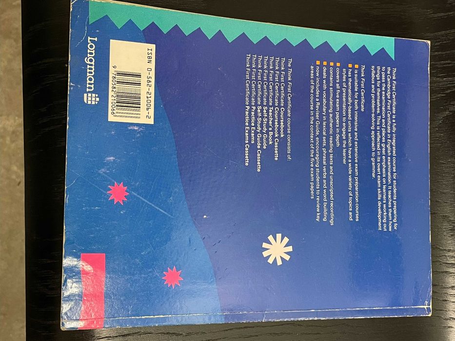 Livro Think First Certificate