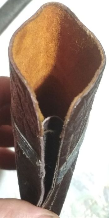 Чехол для очков и бритвы, кожа.