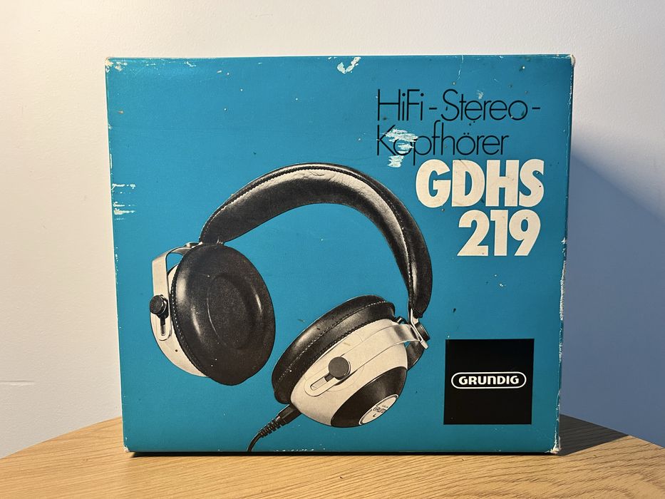 Grundig GDHS 219 Słuchawki Vintage HiFi Stereo - Idealny Stan #3