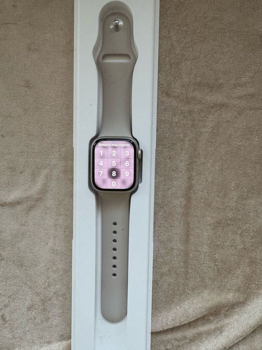 Apple watch 9 GPS 41mm Starlight Aluminium Cace
