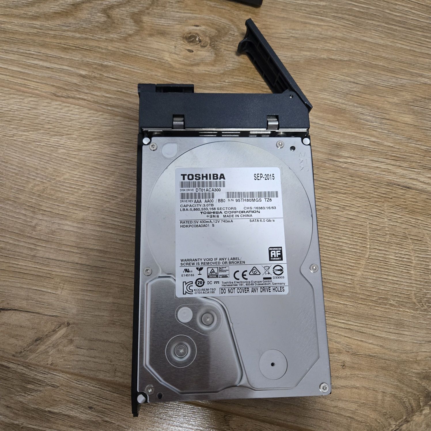 Promise Pegasus2 R8 24TB na dyskach Toshiba