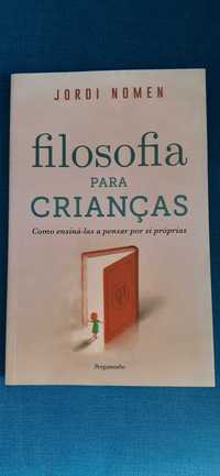 "Filosofia para crianças", Jordi Nomen (NOVO)