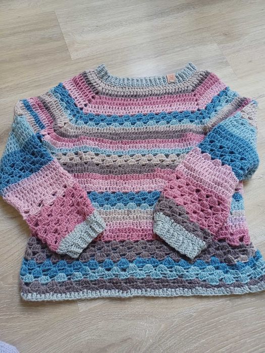 Sweter Kolorowy Welna