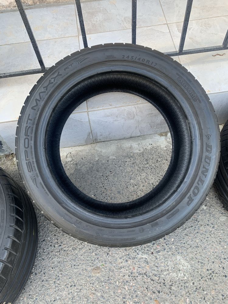 Різноширокі Dunlop Sport Maxx RT 245/40 + 225/45 ZR17 95Y  Germany