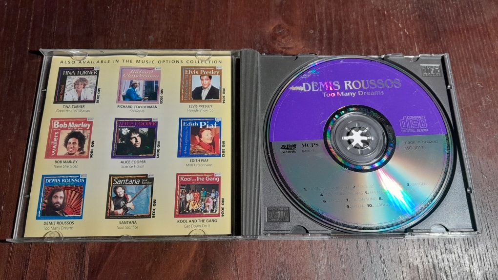 Cd Demis Roussos  Too many dreams