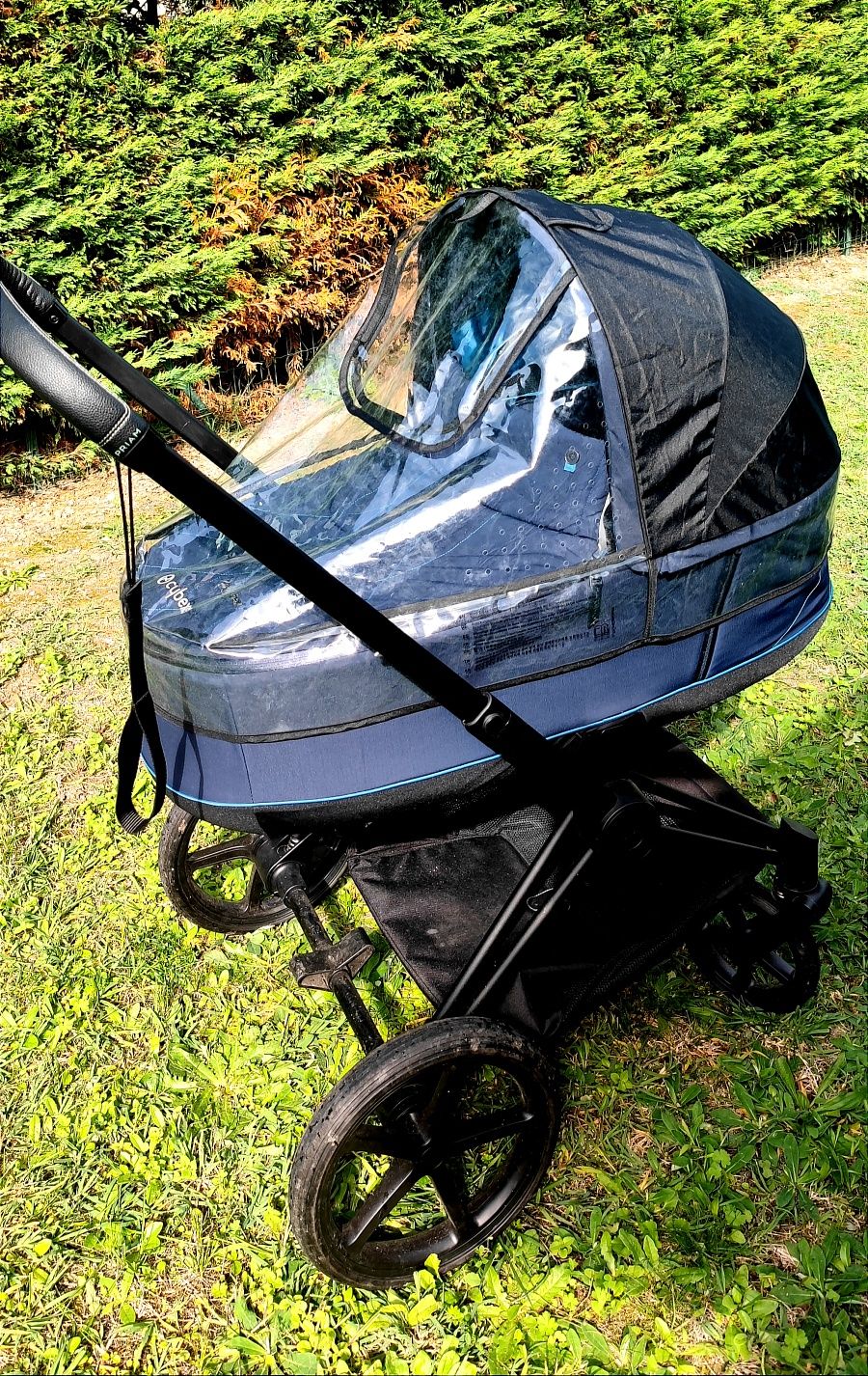 Cybex Priam Lux navy blue 2021 Люлька