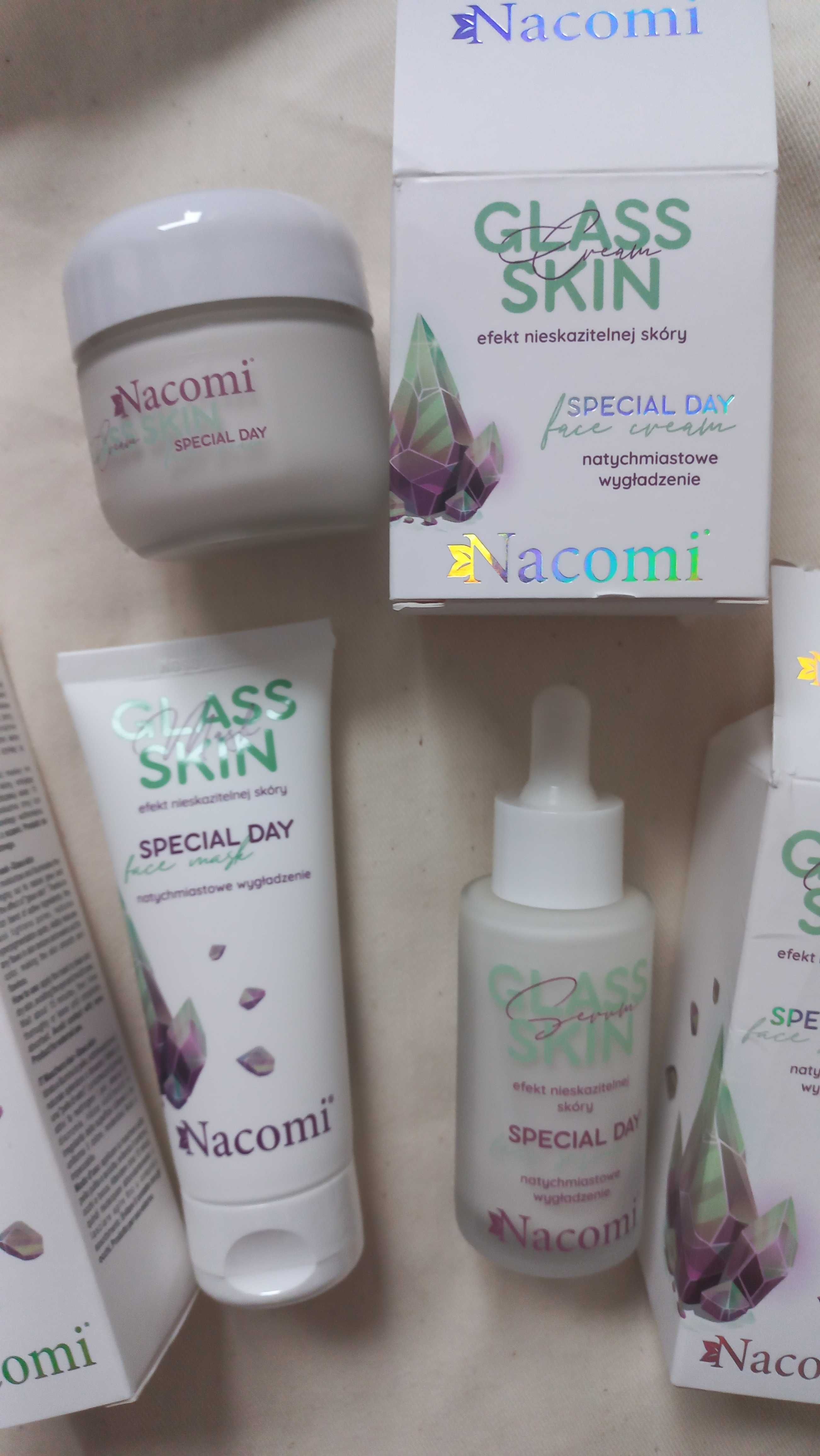 glass Skin marki Nacomi  krem, serum, maseczka gładka skóra