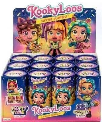 3 szt Magic Box Kookyloos Express Yourself!  seria Party Time Lalka