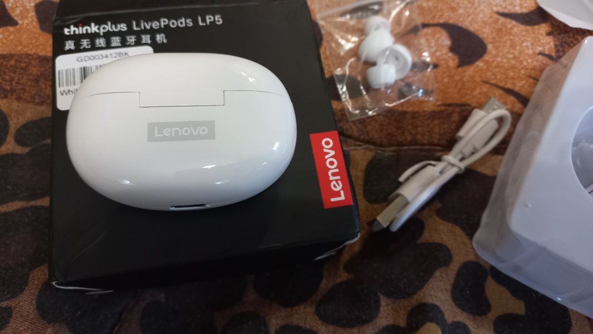 Безпроводные наушники Lenovo LP5,BT 5.0