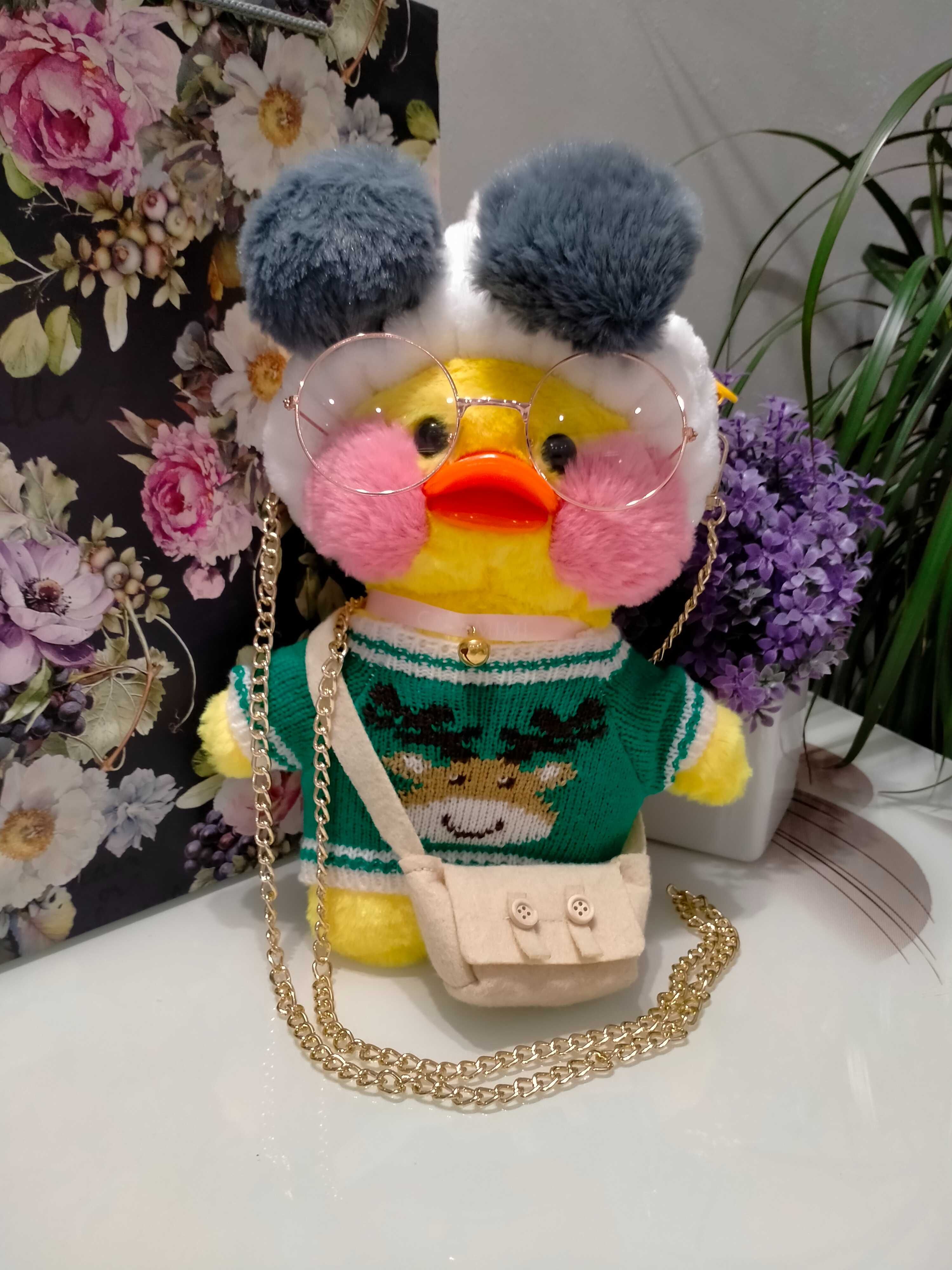 Уточка-сумочка Лалафанфан 2в1 подарок Lalafanfan Backpack Duck