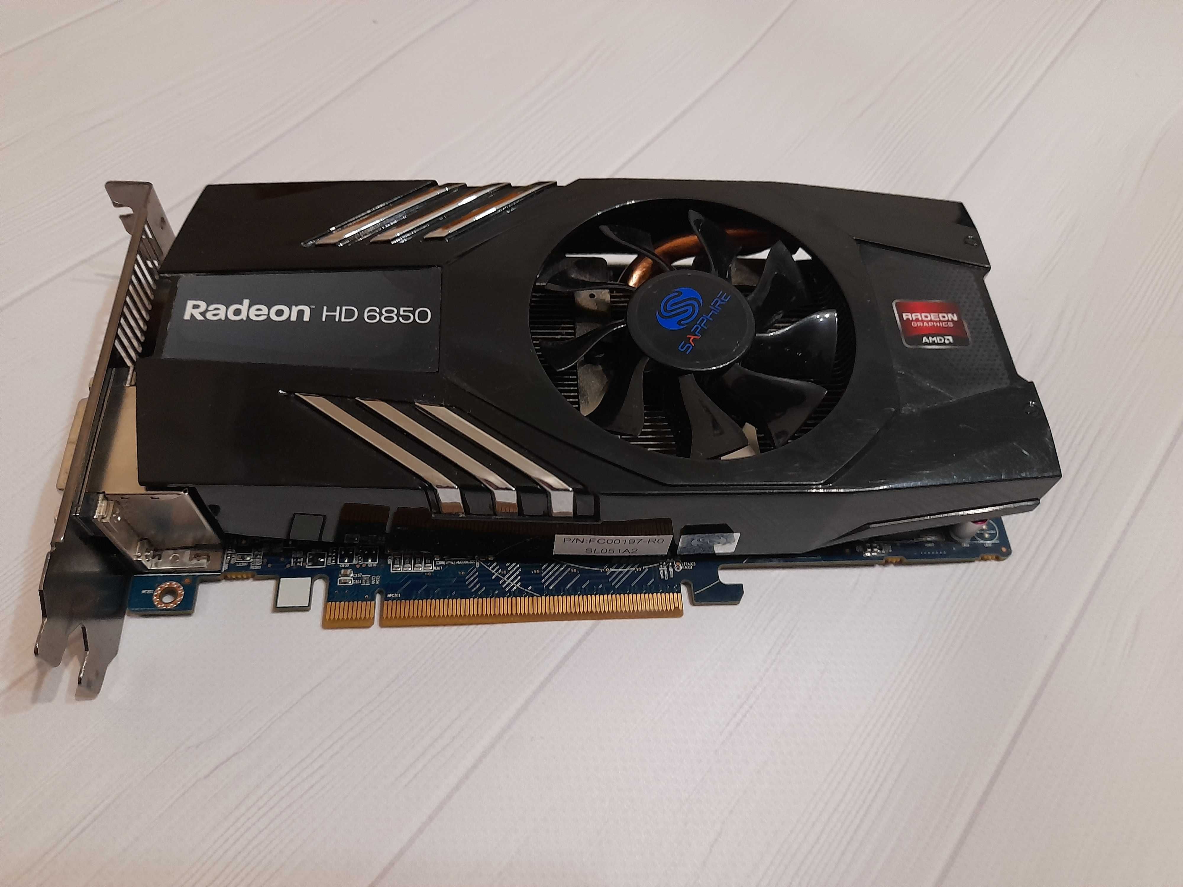 Видеокарта Radeon HD6850 1GB GDDR5 256bit