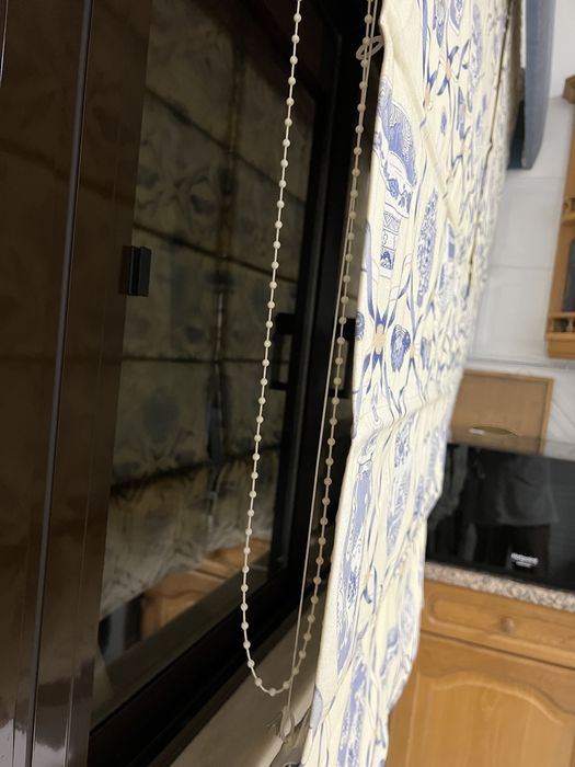 Cortinados de cozinha com padrão